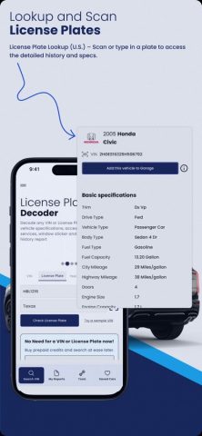 VIN decoder & Window Sticker для iOS — скриншот 3