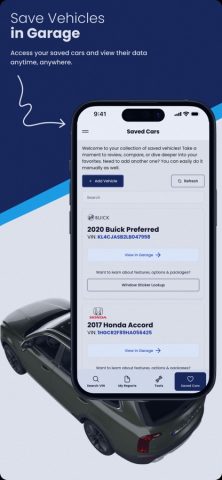 VIN decoder & Window Sticker для iOS — скриншот 5