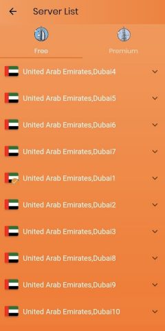 VPN UAE — Private & Secure VPN для Android — скриншот 3