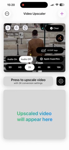 Video Upscaler 16K & Converter для iOS — официальный трейлер