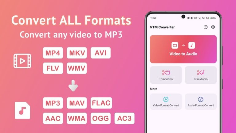 Video to MP3 — MP3 Converter для Android — скриншот 1