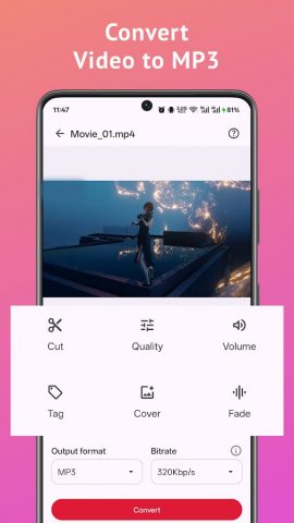 Video to MP3 — MP3 Converter для Android — скриншот 2