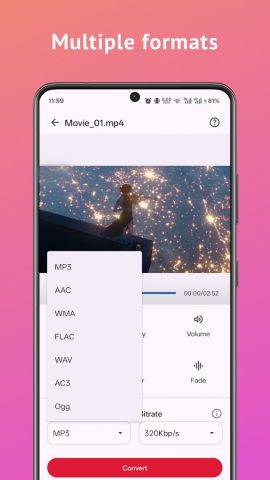 Video to MP3 — MP3 Converter для Android — скриншот 3