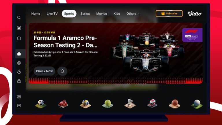 Vidio TV: Sport, Movie, Series для Android — скриншот 3