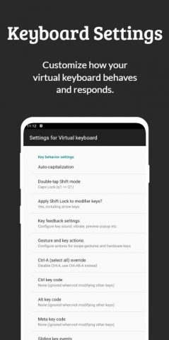 Virtual Keyboard Plus для Android — скриншот 3