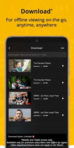 Viu : Korean & Asian content для Android — скриншот 3
