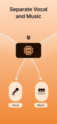 Vocal Remover Music Separator для Android — скриншот 1