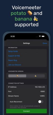 Voicemeeter Remote Control для iOS — скриншот 5