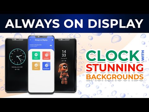 Всегда на дисплее Amoled Clock для Android — официальный трейлер