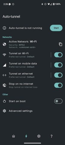 WG Tunnel для Android — скриншот 1