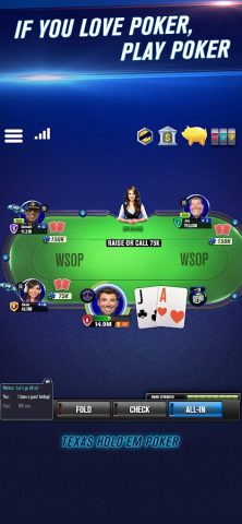 WSOP Poker Texas Holdem Game для Android — скриншот 3