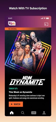 Watch TBS для Android — скриншот 1