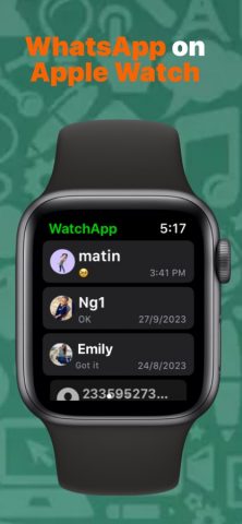 WatchApp — Watch Chat App для iOS — скриншот 1