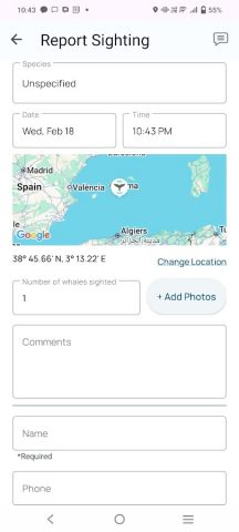 Whale Alert для Android — скриншот 5