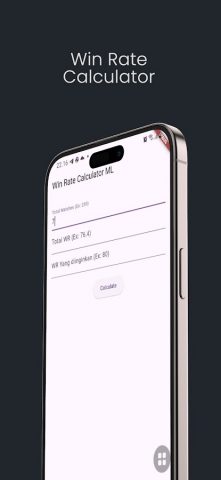 Win Rate Calculator для Android — скриншот 1