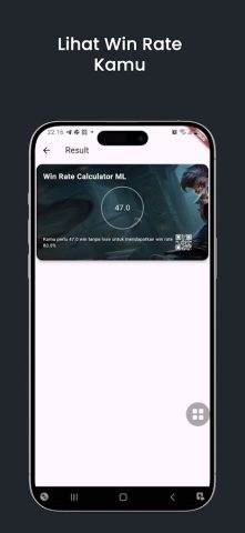 Win Rate Calculator для Android — скриншот 2
