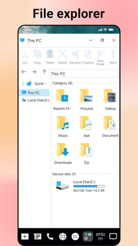 Winner Launcher for Windows UE для Android — скриншот 4
