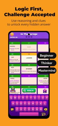 Word Hike -Inventive Crossword для Android — скриншот 1