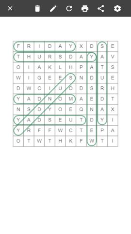 Word Search Maker для Android — скриншот 3