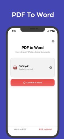 Word в PDF — Док В PDF для iOS — скриншот 3