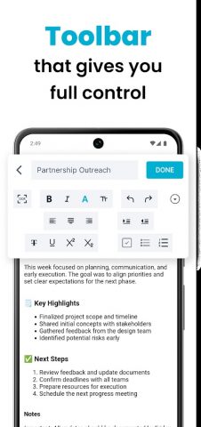 Wordpad Plus: Docs & OCR для Android — скриншот 4