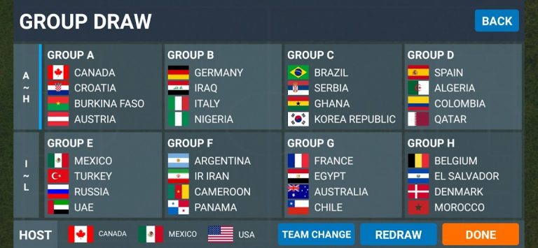 World Football Simulator для Android — скриншот 2