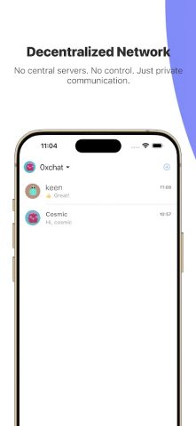 XChat — частный мессенджер для Android — скриншот 3