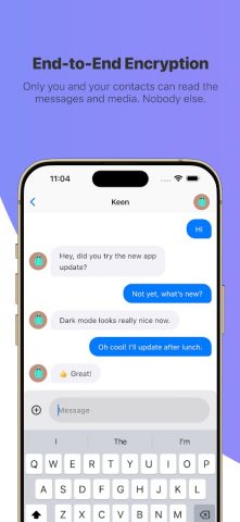 XChat — частный мессенджер для Android — скриншот 4