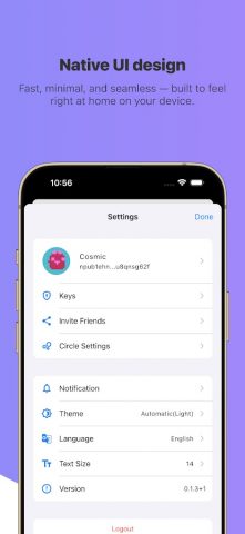 XChat — частный мессенджер для Android — скриншот 5