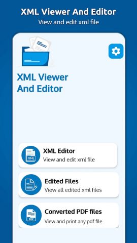 XML Viewer: XML to PDF для Android — скриншот 1