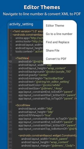 XML Viewer: XML to PDF для Android — скриншот 4