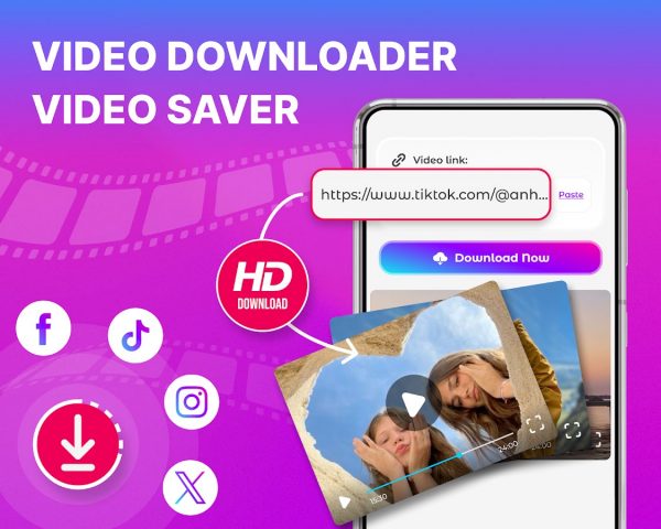 XVideo Downloader, Video Saver для Android — скриншот 1