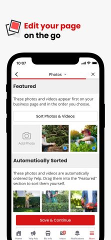 Yelp for Business App для iOS — скриншот 3