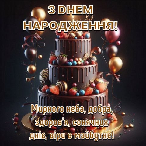 З Днем народження Картинки для Android — скриншот 5