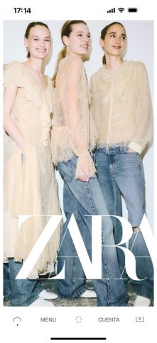 ZARA для iOS — скриншот 1