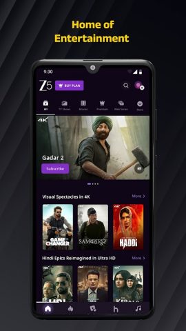 ZEE5 Movies, Web Series, Shows для Android — скриншот 2