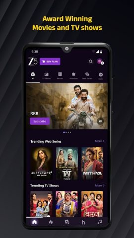 ZEE5 Movies, Web Series, Shows для Android — скриншот 4
