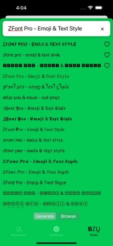 ZFont Pro — Emoji & Text Style для iOS — скриншот 5