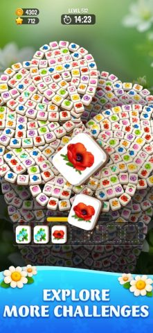 Zen Blossom: Flower Tile Match — скриншот 1