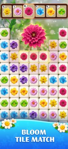 Zen Blossom: Flower Tile Match — скриншот 4