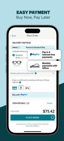 Zenni | Try On & Buy Glasses для iOS — скриншот 1