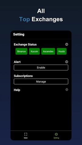 ZipA: Crypto Arbitrage Scanner для Android — скриншот 4