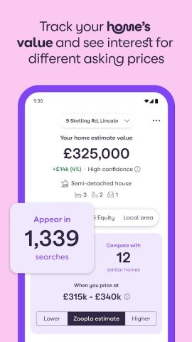 Zoopla home property search UK для Android — скриншот 3
