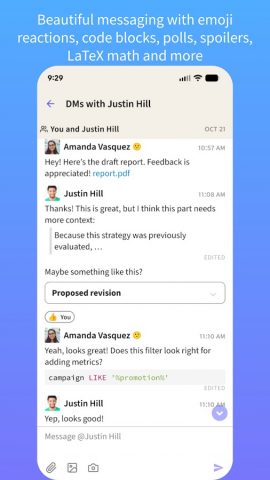 Zulip для Android — скриншот 2