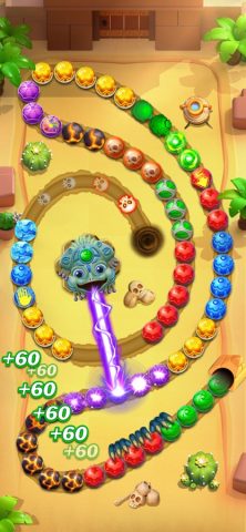 Zuma Deluxe для iOS — скриншот 2