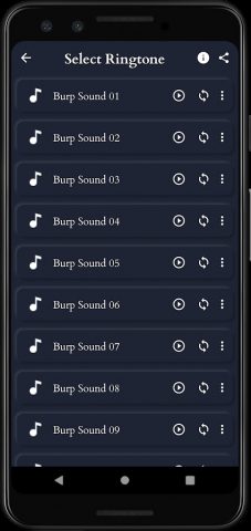 Звуки отрыжки для Android — скриншот 3