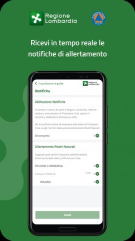 allertaLOM для Android — скриншот 3