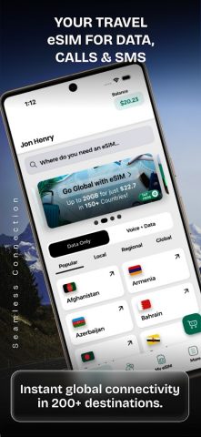 eSIM Card: Интернет в поездках для Android — скриншот 5