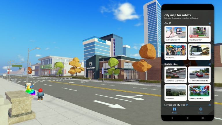 город в роблоксе для Android — скриншот 1