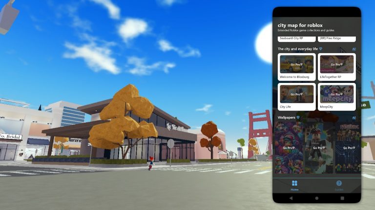 город в роблоксе для Android — скриншот 3